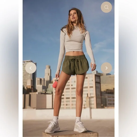 Free People Movement Easy Does It shorts sz M - Picture 5 of 7